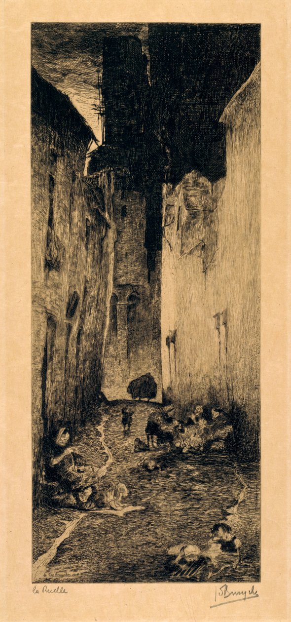 Vicolo a Gand da Jules de Bruycker