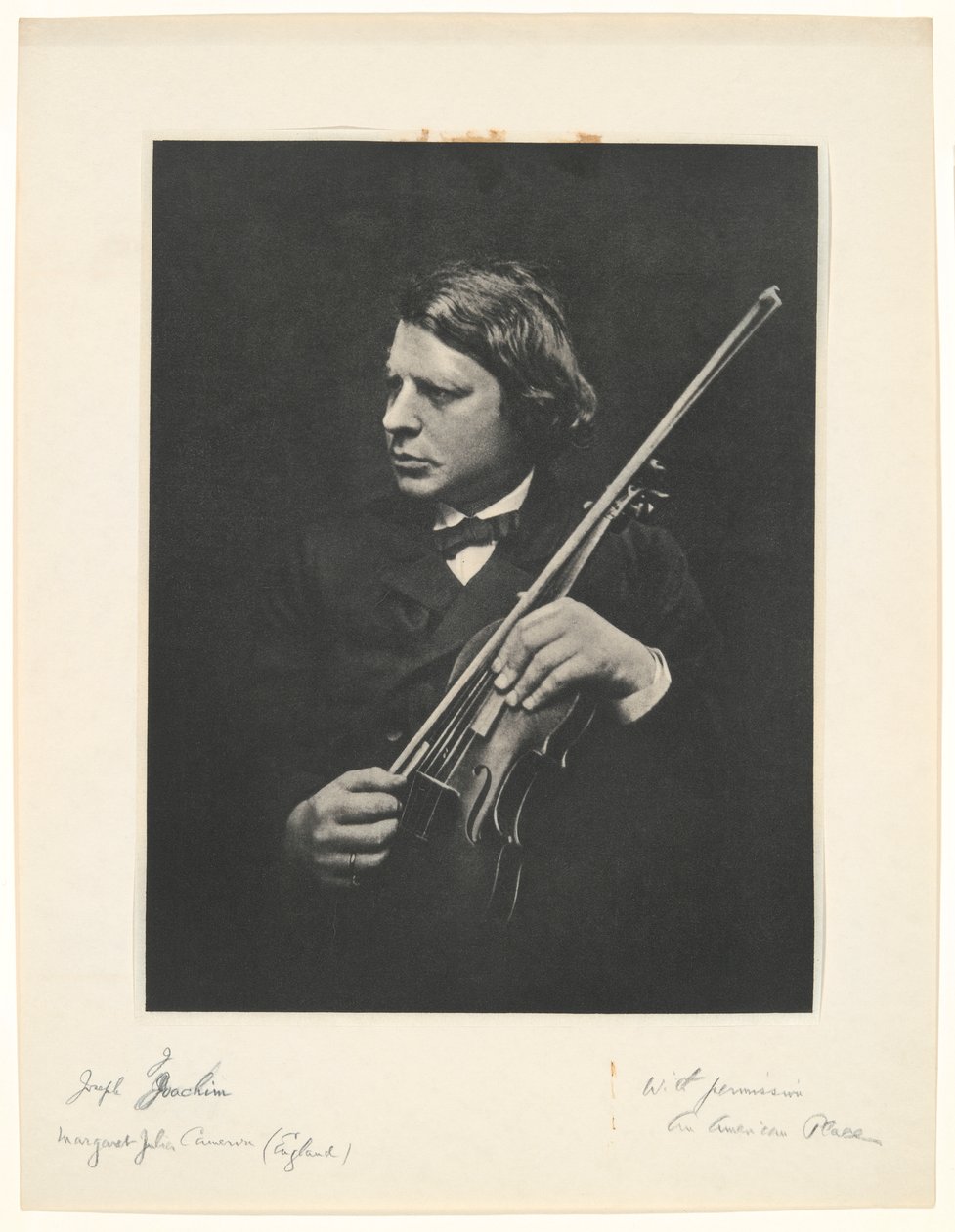 Joseph Joachim da Julia Margaret Cameron