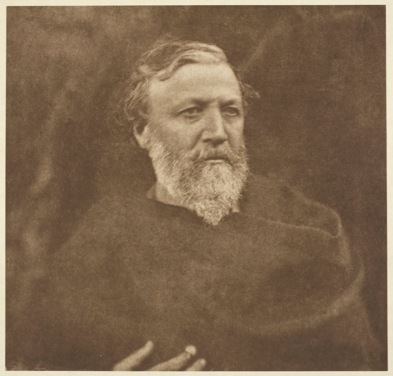 Robert Browning, 1865, stampato 1875 da Julia Margaret Cameron