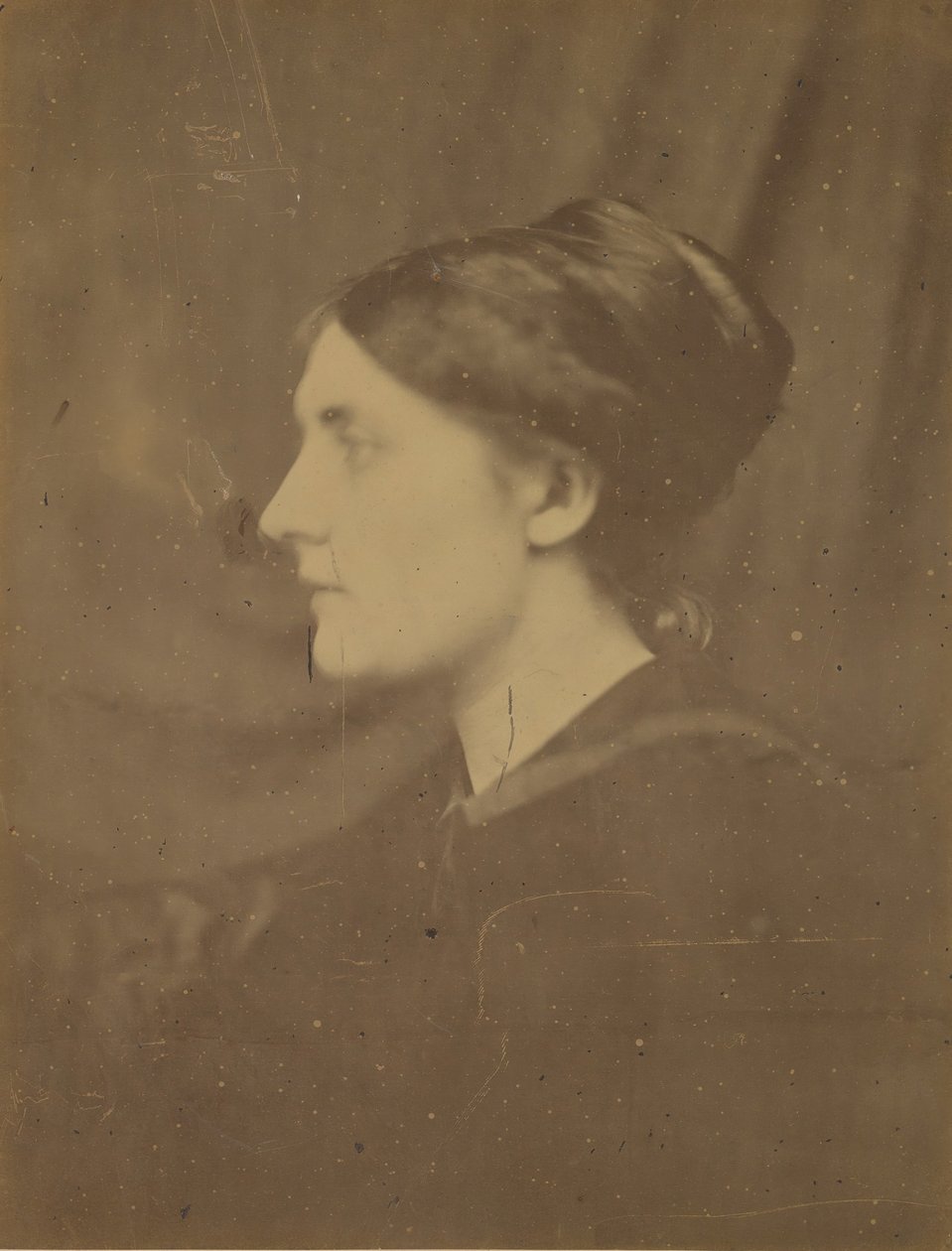 [Donna Non Identificata di Profilo] da Julia Margaret Cameron