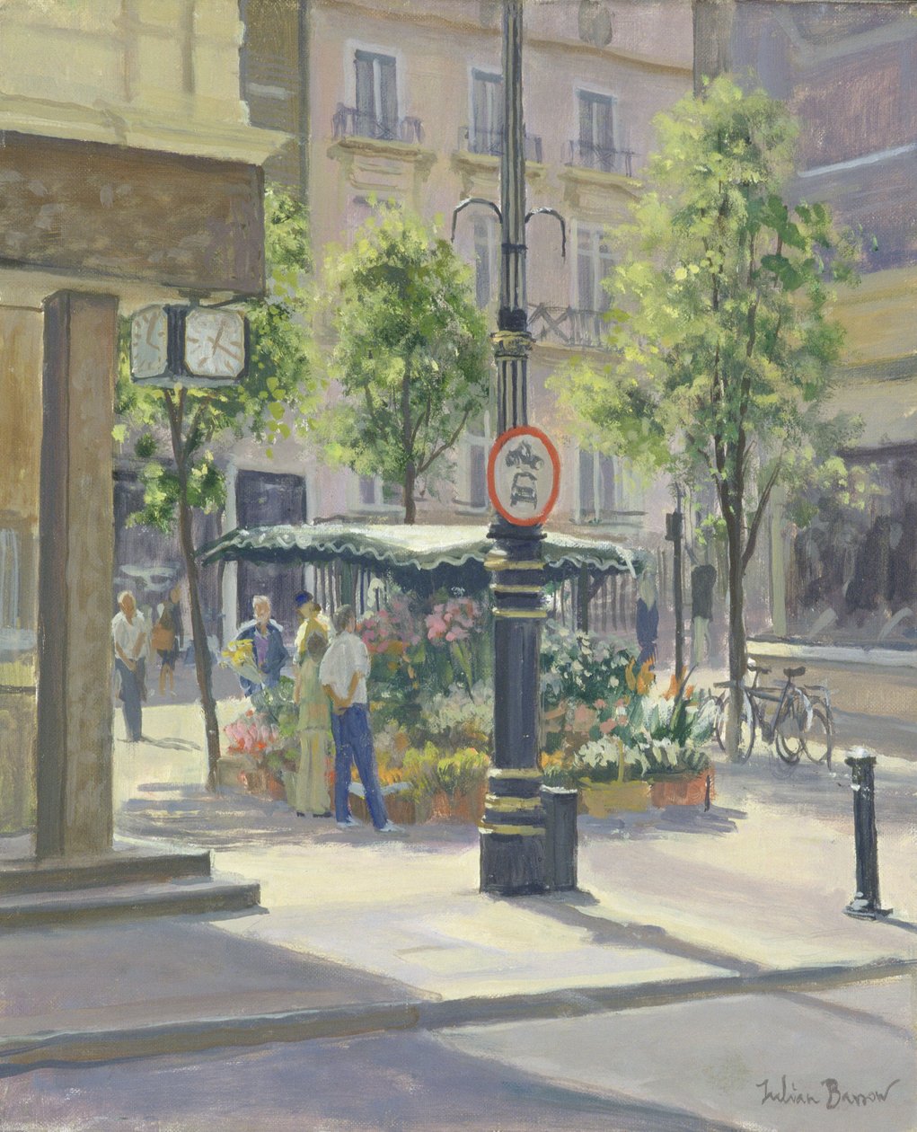 Bancarella di fiori di Bond Street da Julian Barrow