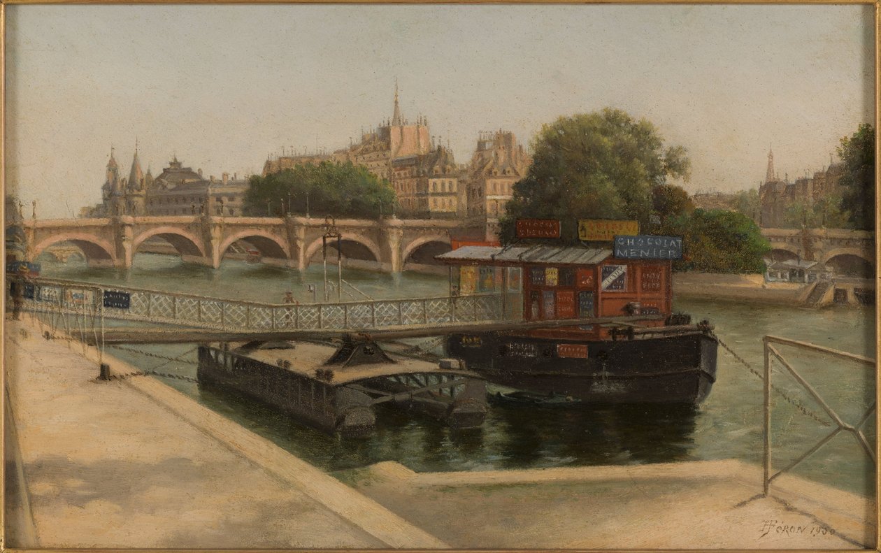 Pont-Neuf visto dal Quai du Louvre da Julien Hippolyte Féron
