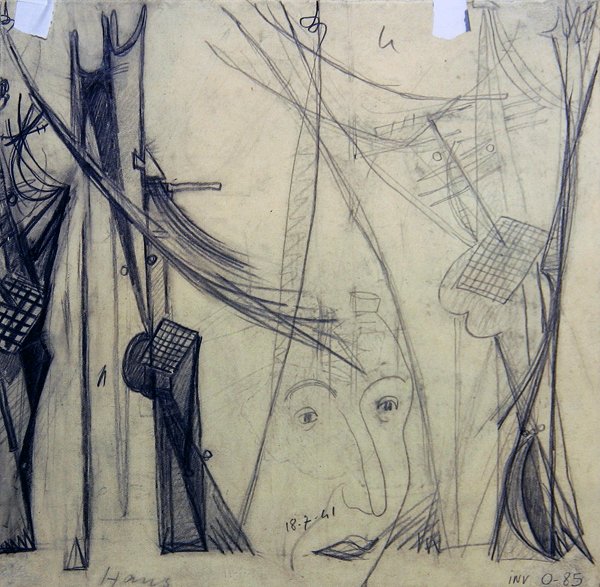Studio per una testa femminile da Julio Gonzalez