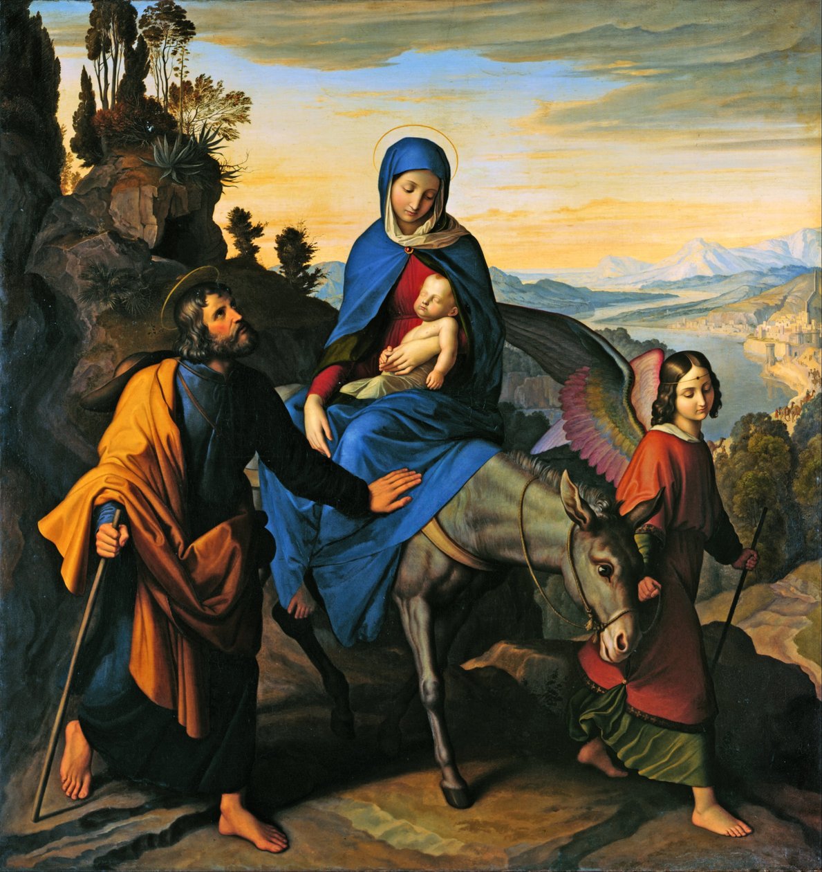 Fuga in Egitto da Julius Schnorr von Carolsfeld