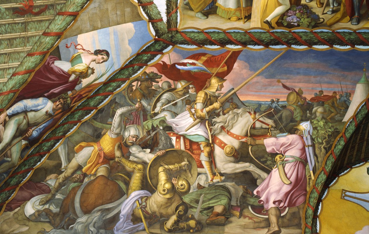 Rinaldo in battaglia da Julius Schnorr von Carolsfeld