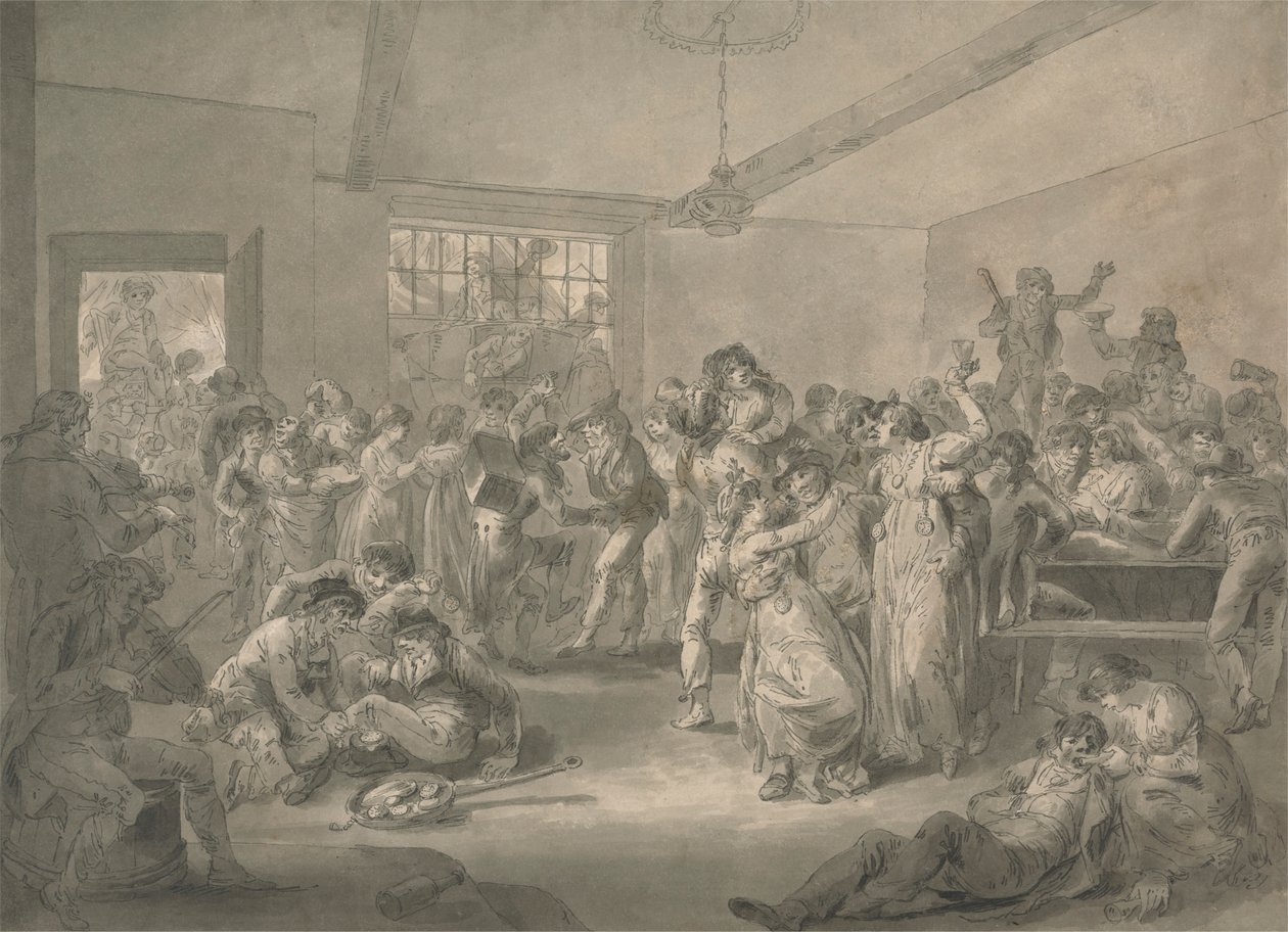 Marinai che Festeggiano e Friggono Orologi da Julius Caesar Ibbetson