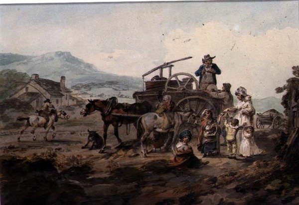 Il commesso viaggiatore da Julius Caesar Ibbetson