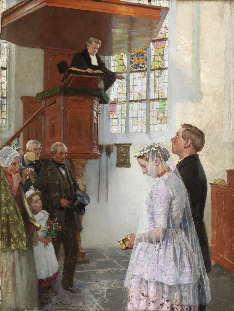 Il matrimonio da Julius Gari Melchers