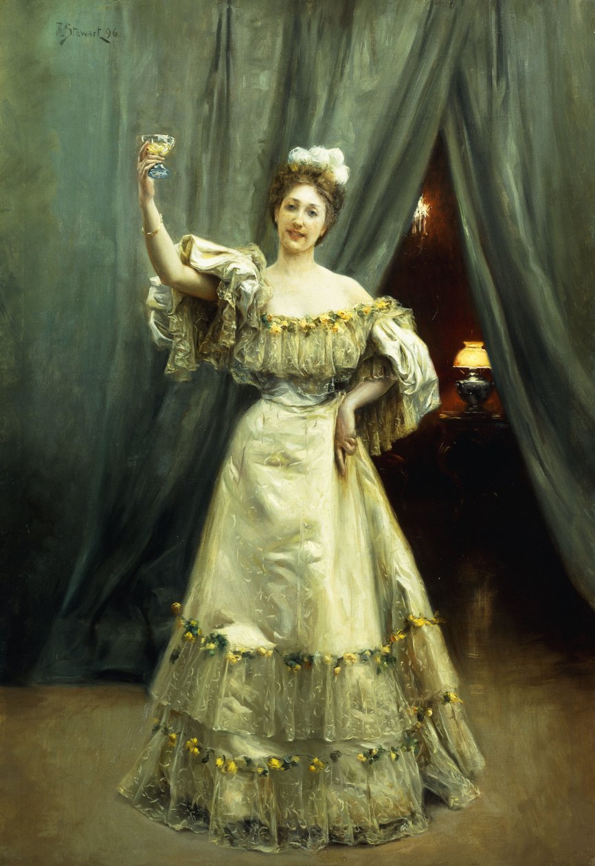 Un brindisi, 1896 da Julius Leblanc Stewart