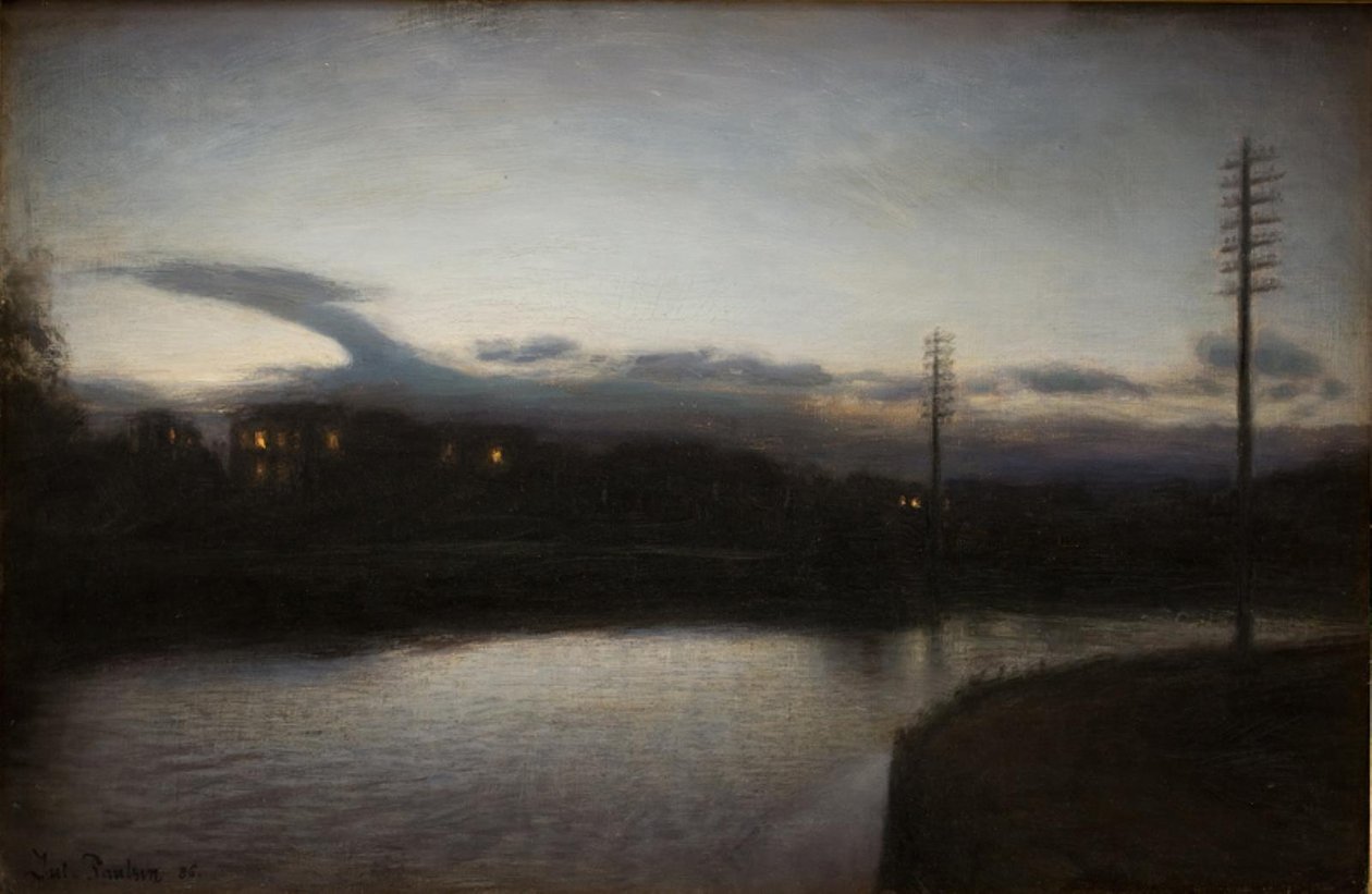 Paesaggio serale da Julius Paulsen