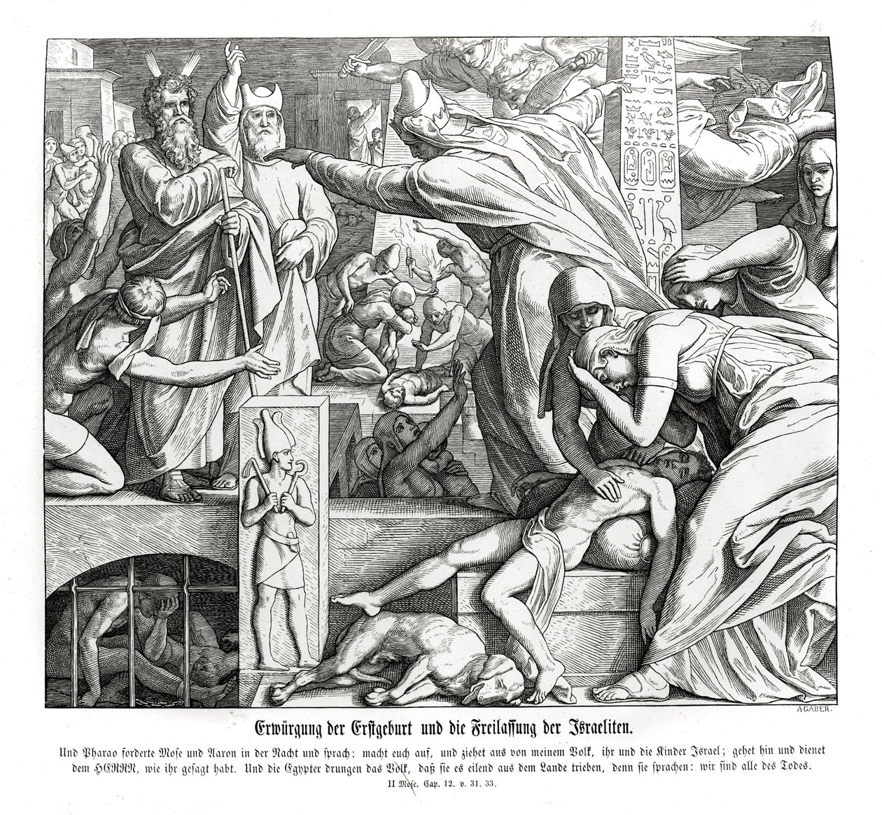 Pasqua, Esodo da Julius Schnorr von Carolsfeld