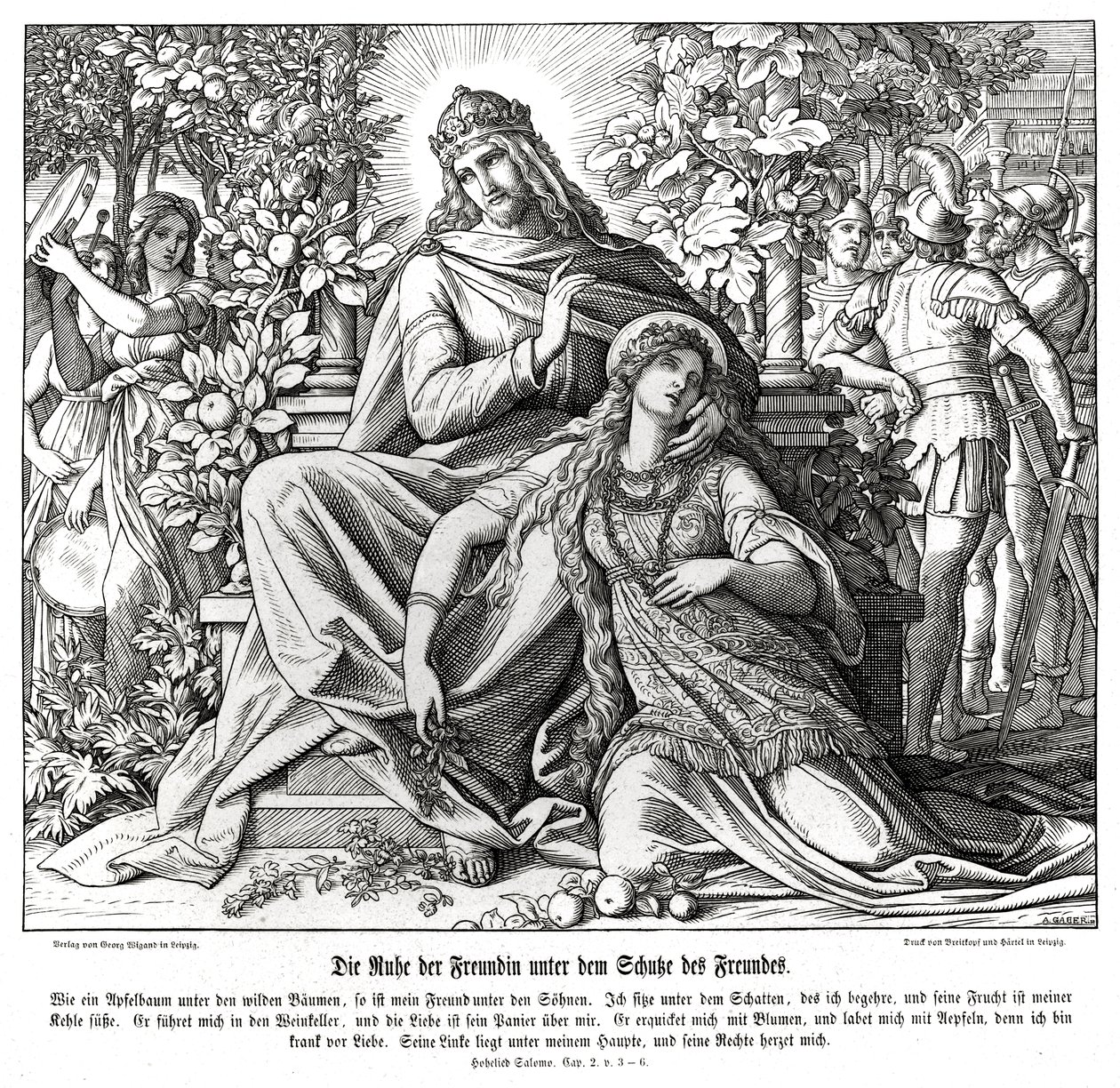 Cantico dei Cantici da Julius Schnorr von Carolsfeld