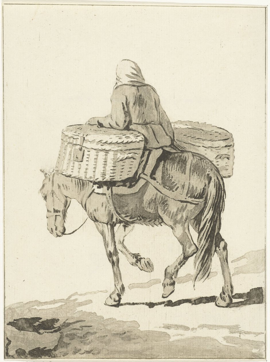 Donna a cavallo da Jurriaan Cootwijck (attributed to)