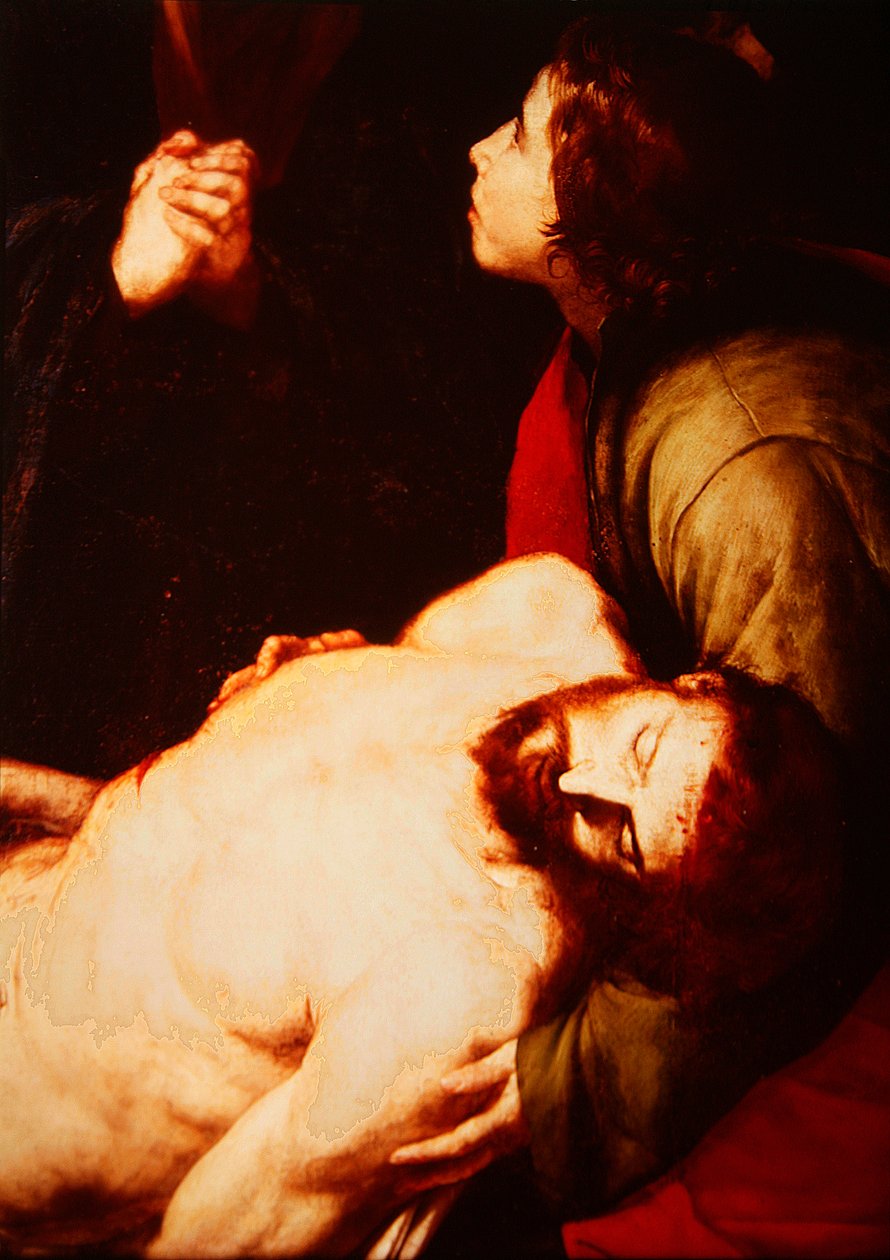 Discesa dalla croce (dettaglio) da Jusepe de Ribera