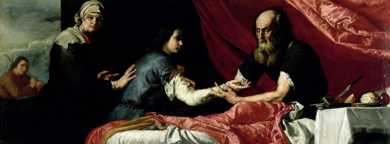 Isacco benedice Giacobbe da Jusepe de Ribera