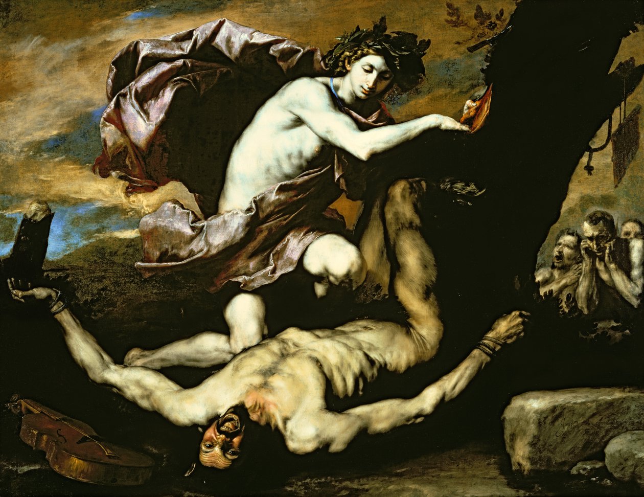 Apollo e Marsia da Jusepe de (1591 1652) Ribera