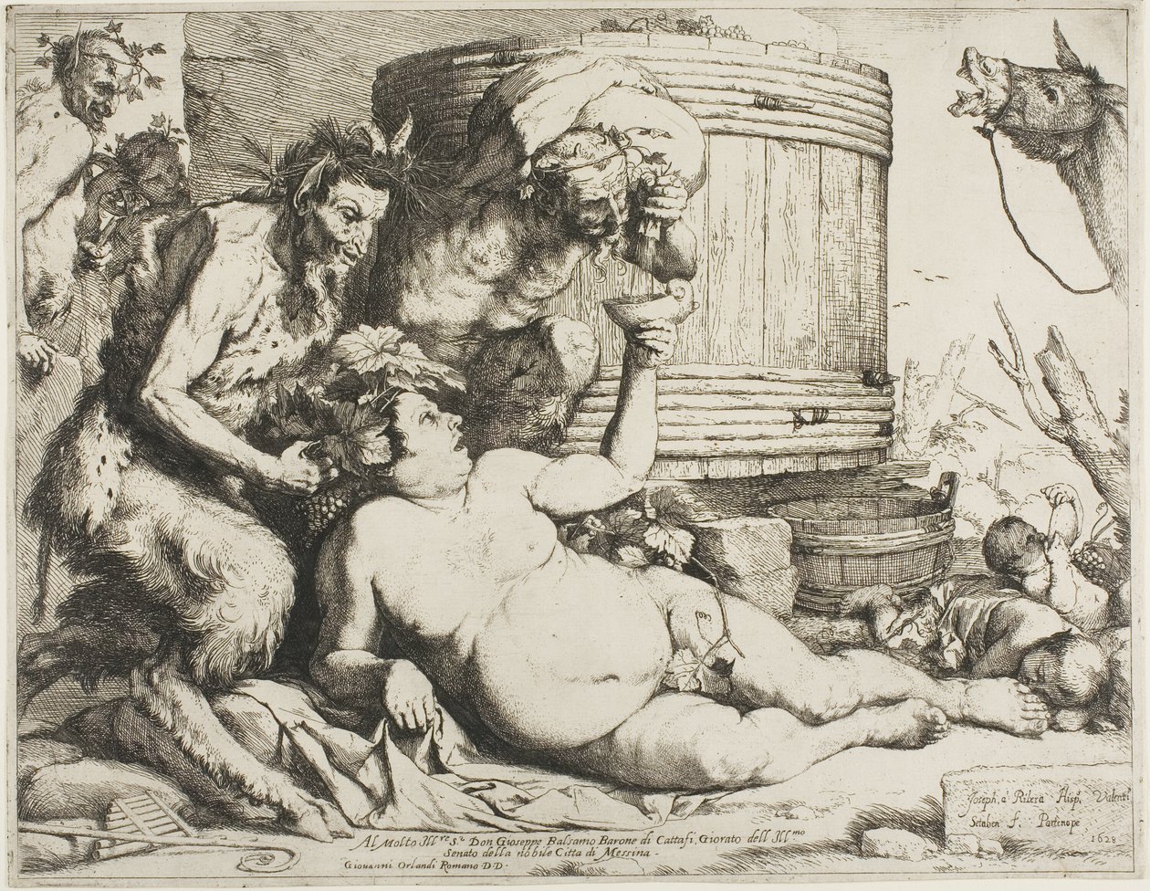 Silenus ubriaco da Jusepe de Ribera
