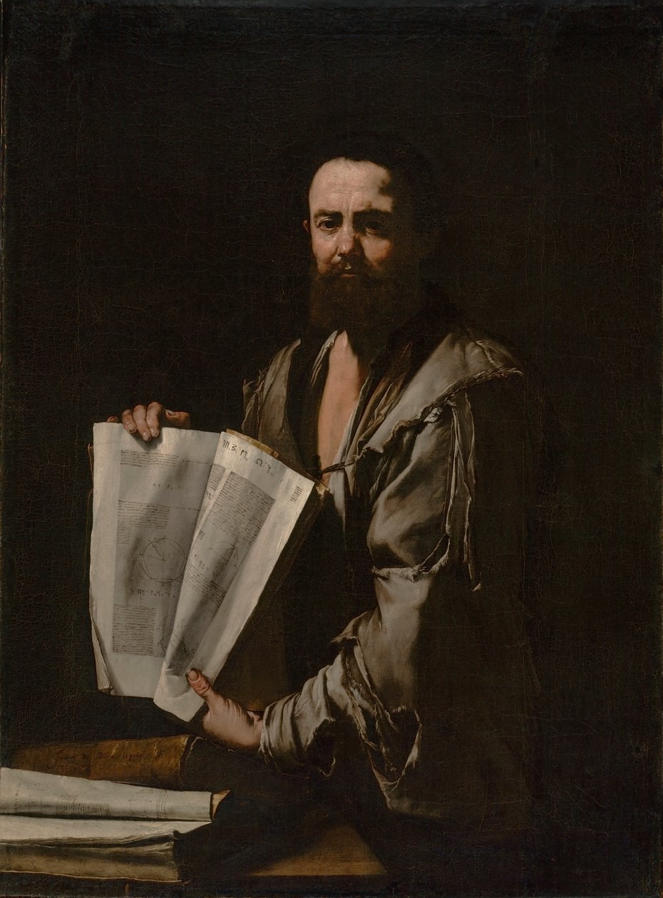 Euclide, c.1630-35 da Jusepe de Ribera