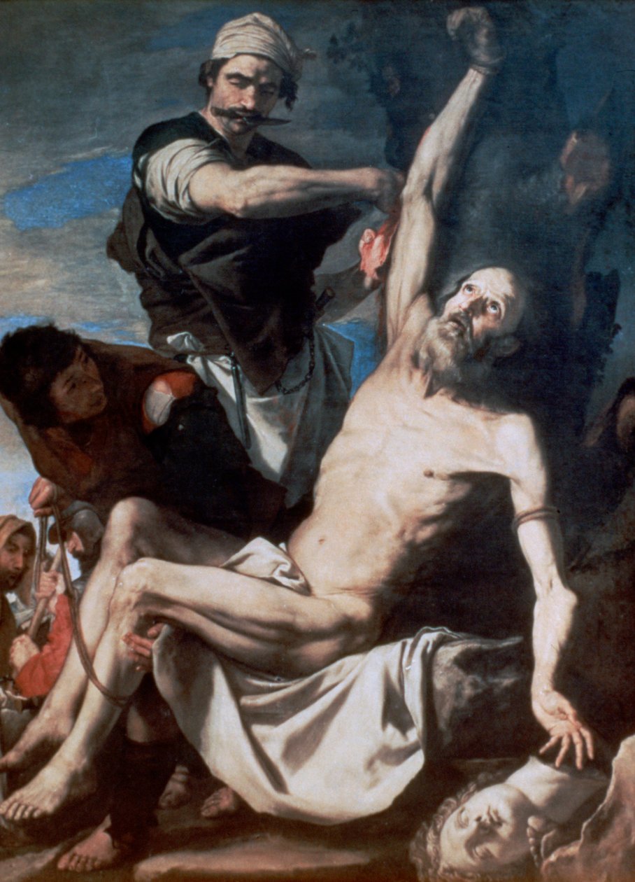 Martirio di San Bartolomeo, 1644 da Jusepe de Ribera