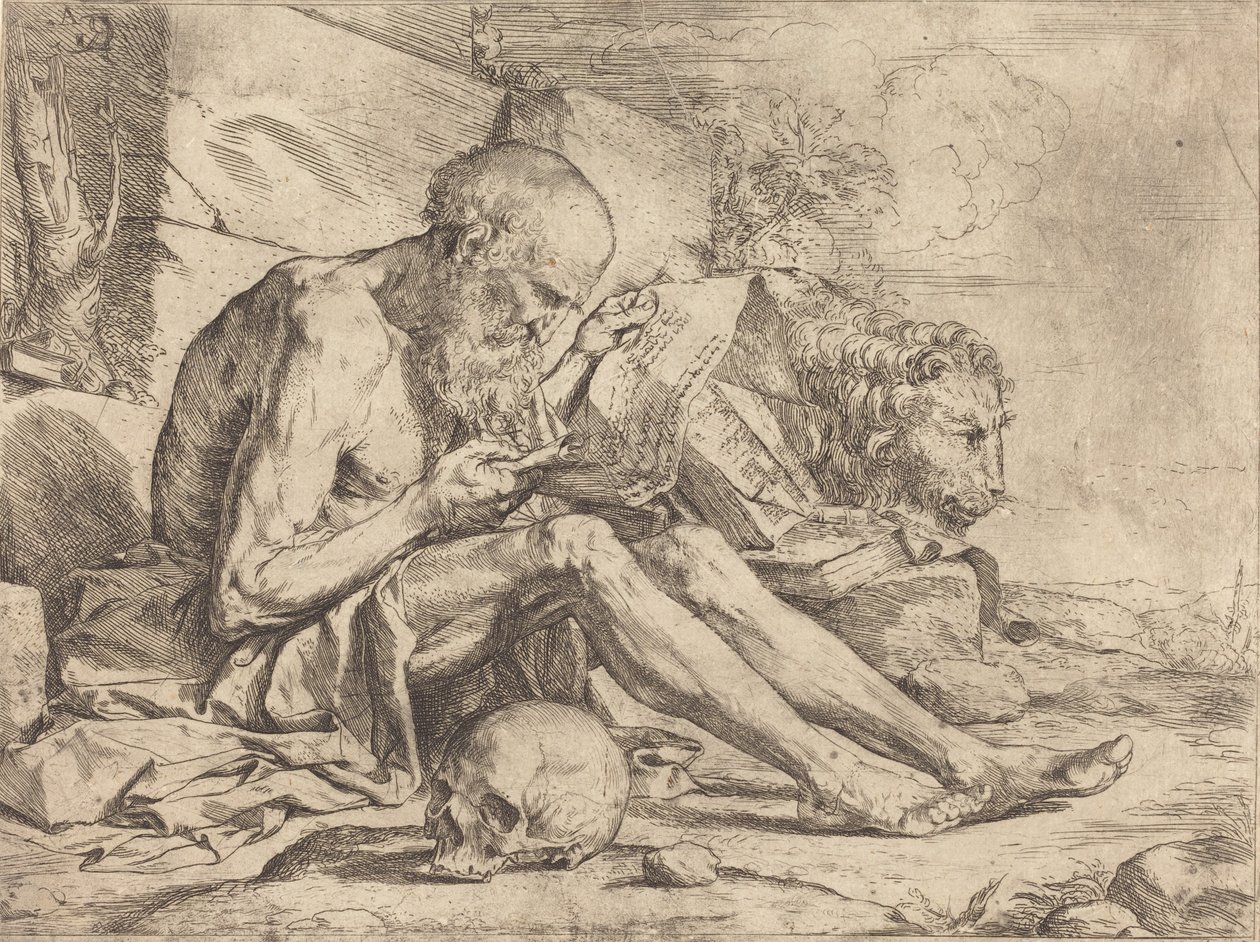 San Girolamo che legge da Jusepe de Ribera