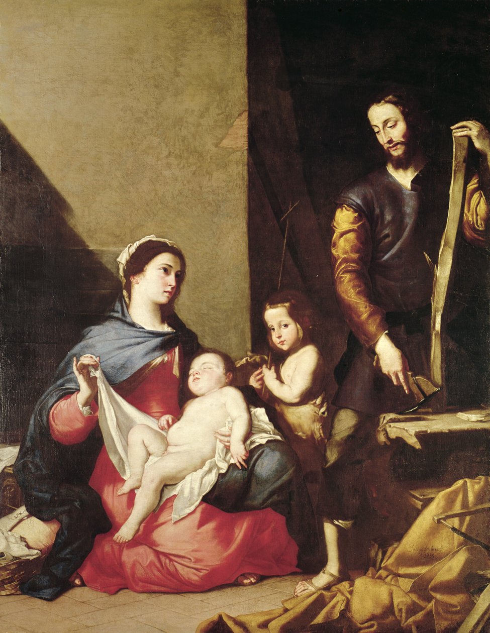 La Sacra Famiglia, 1639 da Jusepe de Ribera