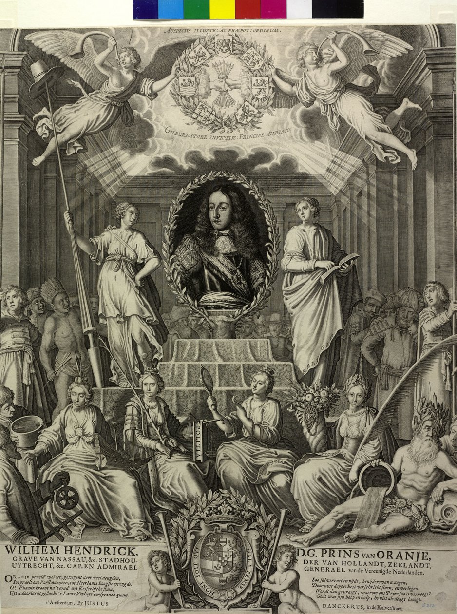 Principe di Oranien Guglielmo III da Justus Danckertsz