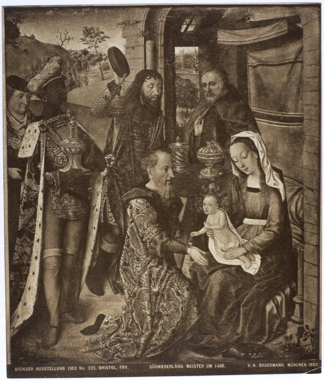 Adorazione dei Magi da Justus van Gent