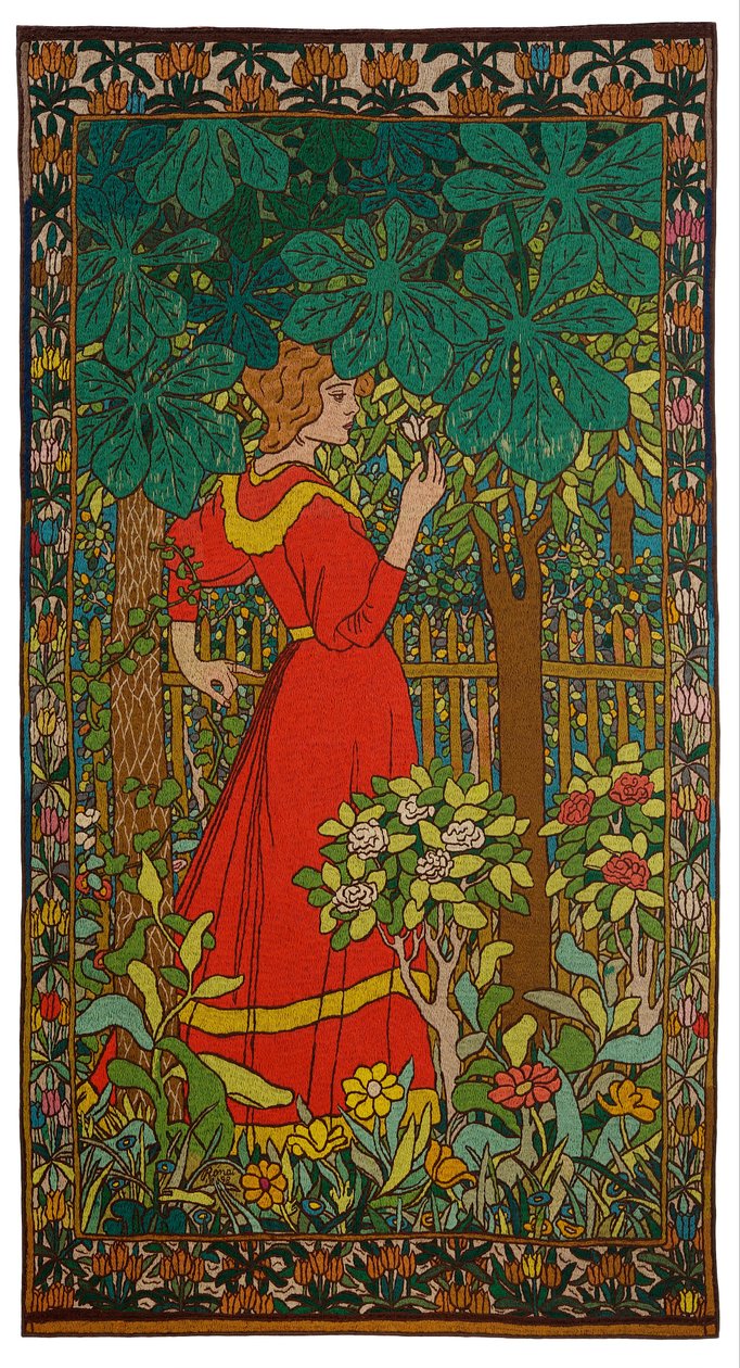 Signora in rosso da József Rippl Rónai