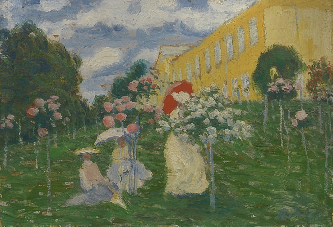 Paesaggio del giardino da József Rippl Rónai