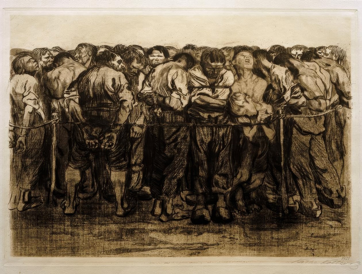 K.Kollwitz, I prigionieri da Käthe Kollwitz