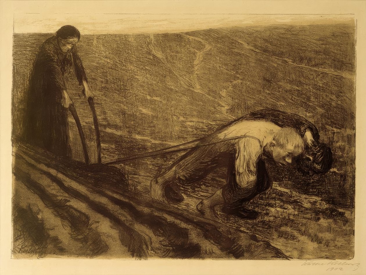 Aratore e donna da Käthe Kollwitz