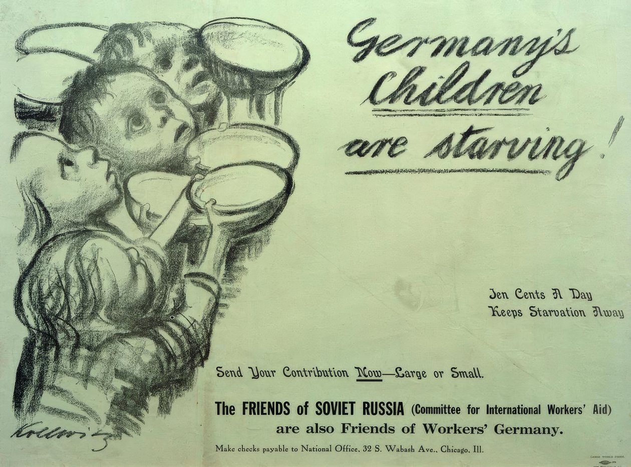 I bambini della Germania stanno morendo di fame da Käthe Kollwitz