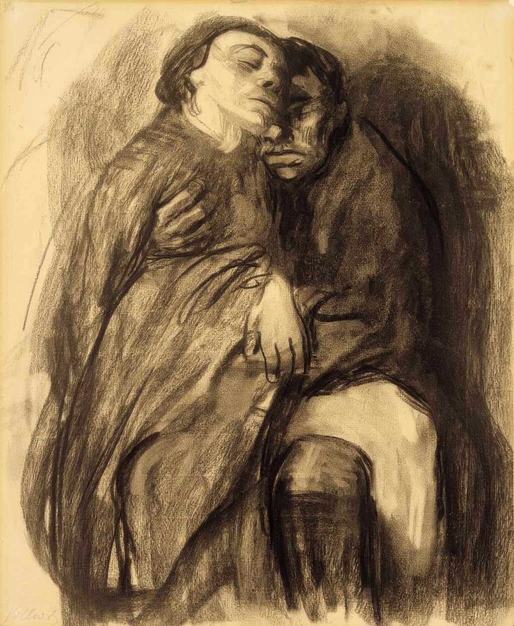 K. Kollwitz, Coppia di amanti da Käthe Kollwitz