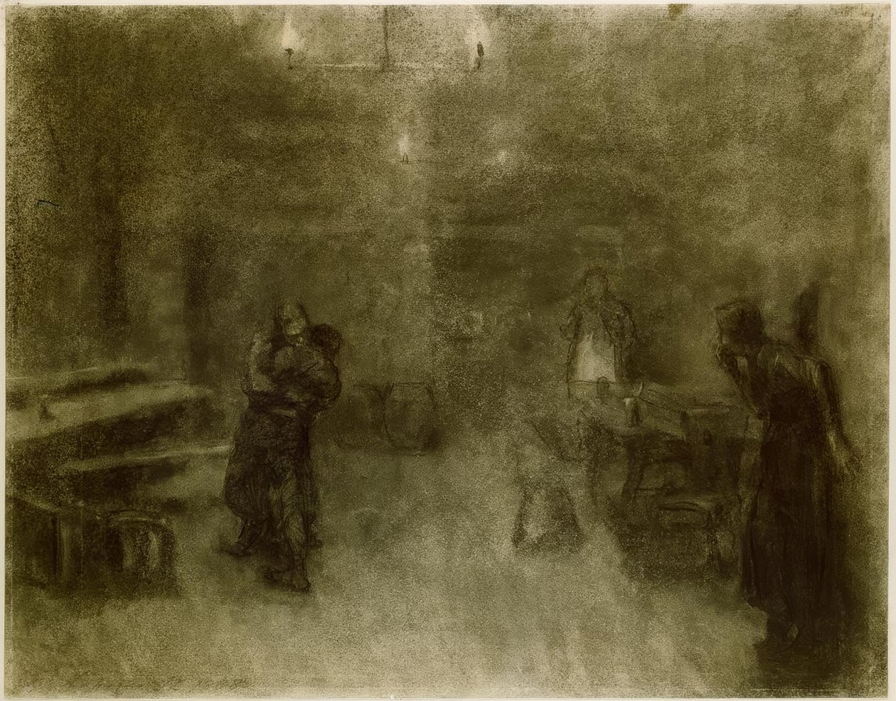 Scena da Germinal da Käthe Kollwitz