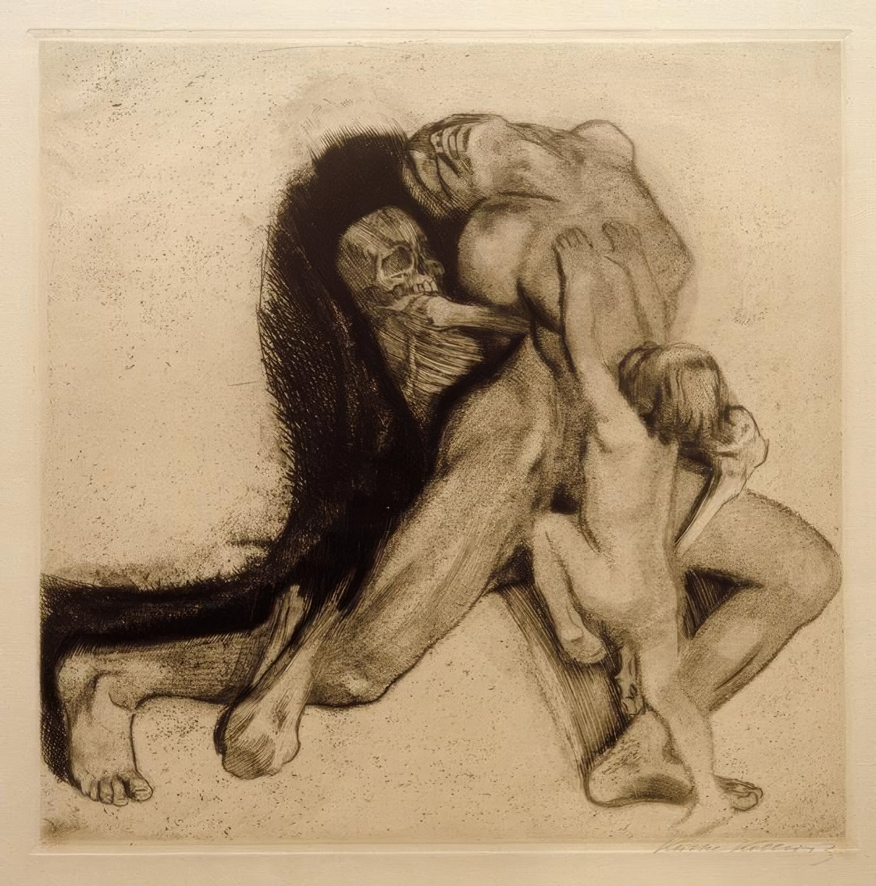 Morte e donna da Käthe Kollwitz