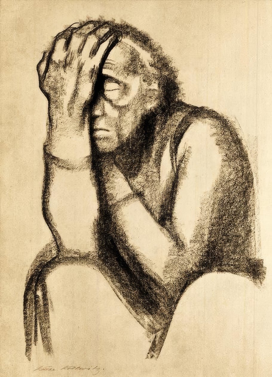 Donna pensante da Käthe Kollwitz