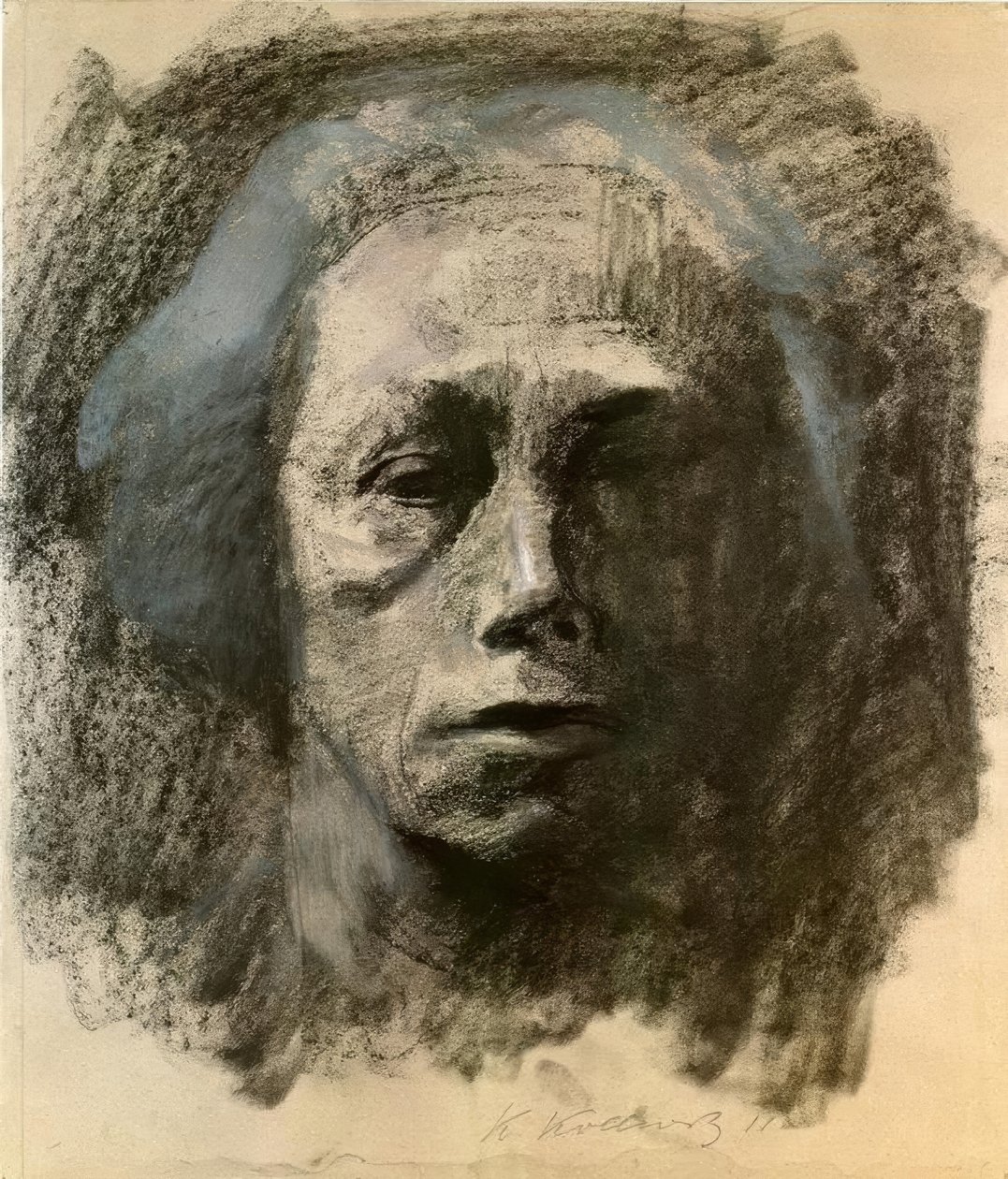Autoritratto en face da Käthe Kollwitz