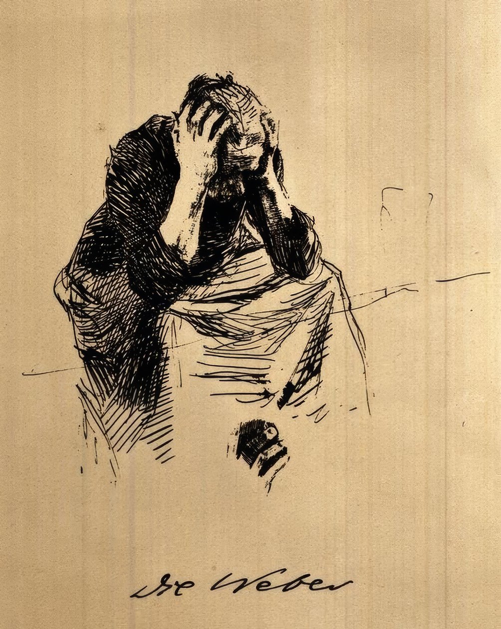Donna in lutto da Käthe Kollwitz