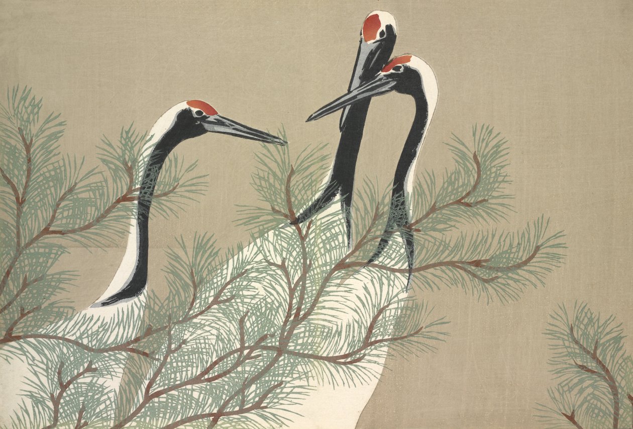 Tsuru, da Momoyo-gusa da Kamisaka Sekka