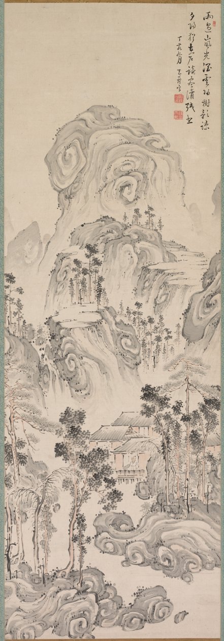 Paesaggio, 1767 da Kan Tenju