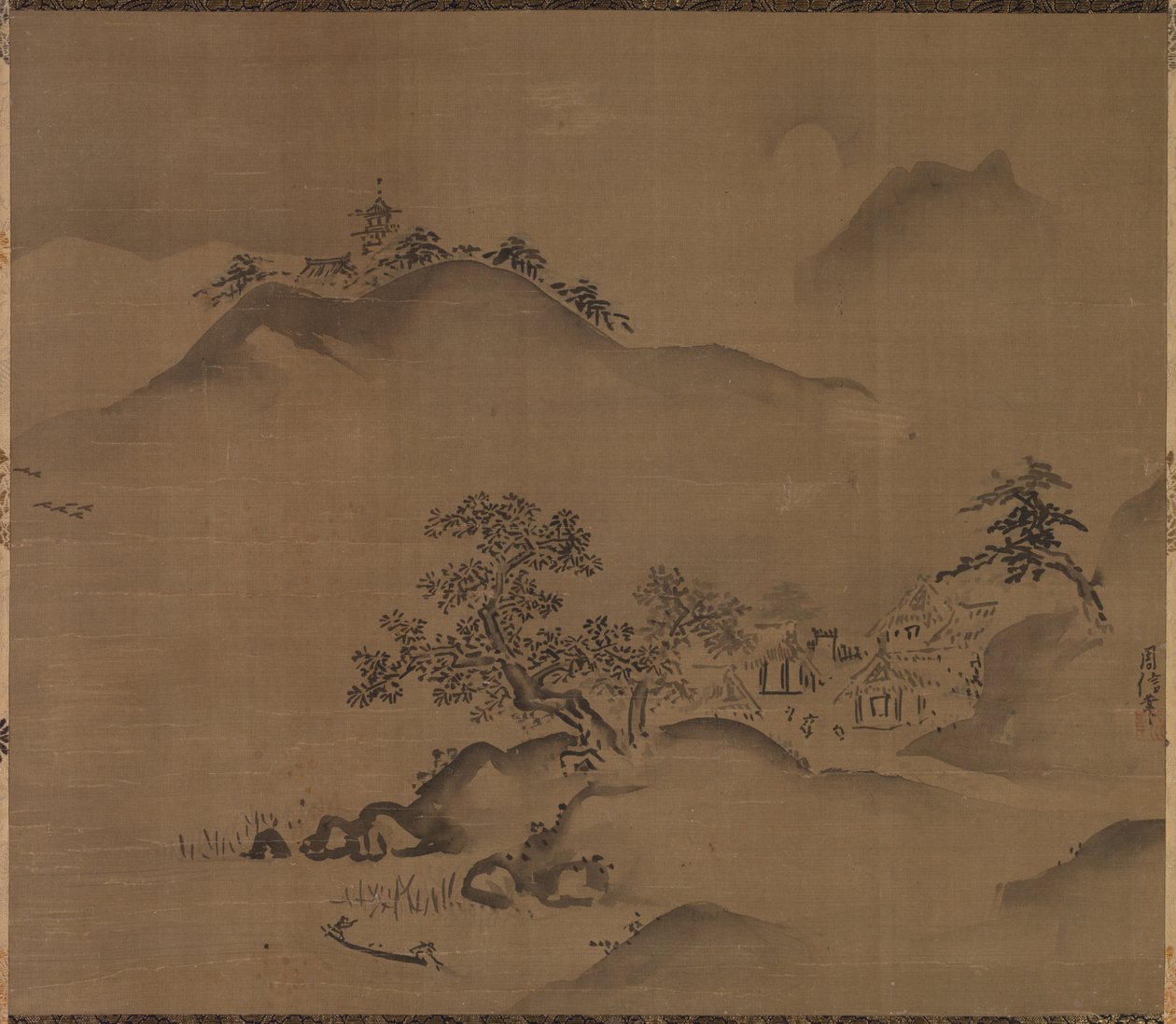 Paesaggio da Kano Chikanobu