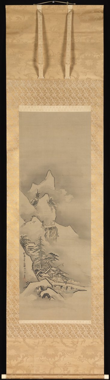 Paesaggio invernale, 1662 da Kanō Tan’yū