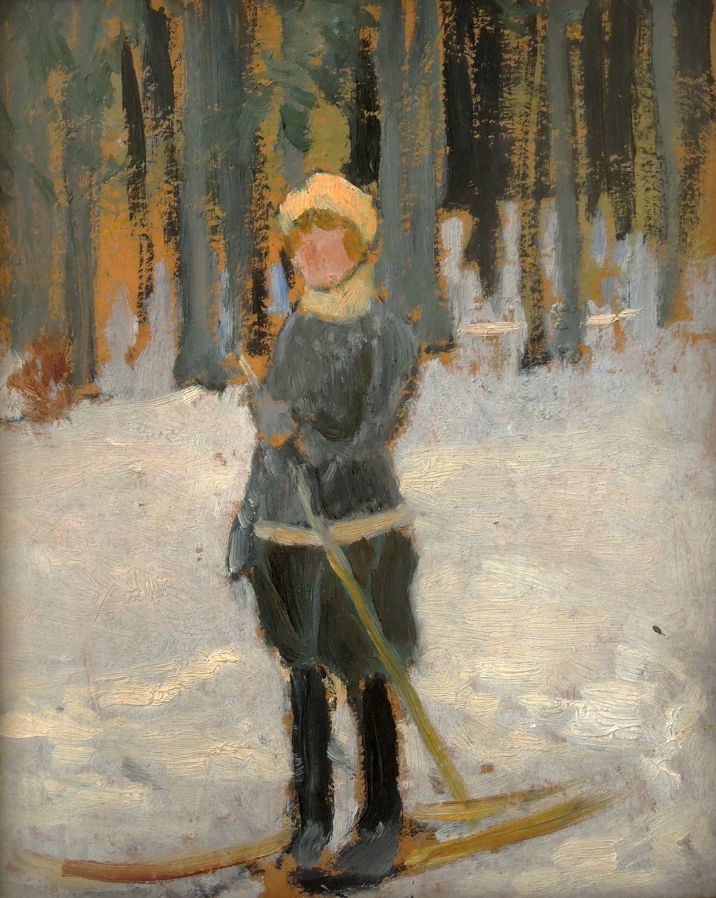 Sciatrice in legno da Karel Spillar