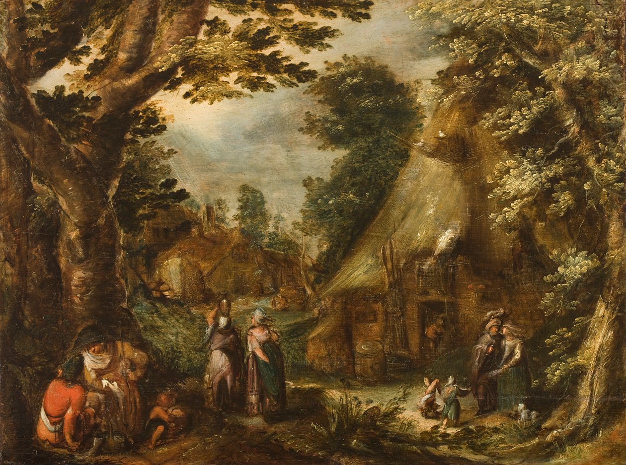 Paesaggio rustico, 1590 da Karel Van Mander