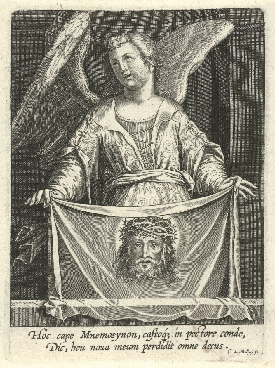 Angelo con il sudario da Karel van Mallery