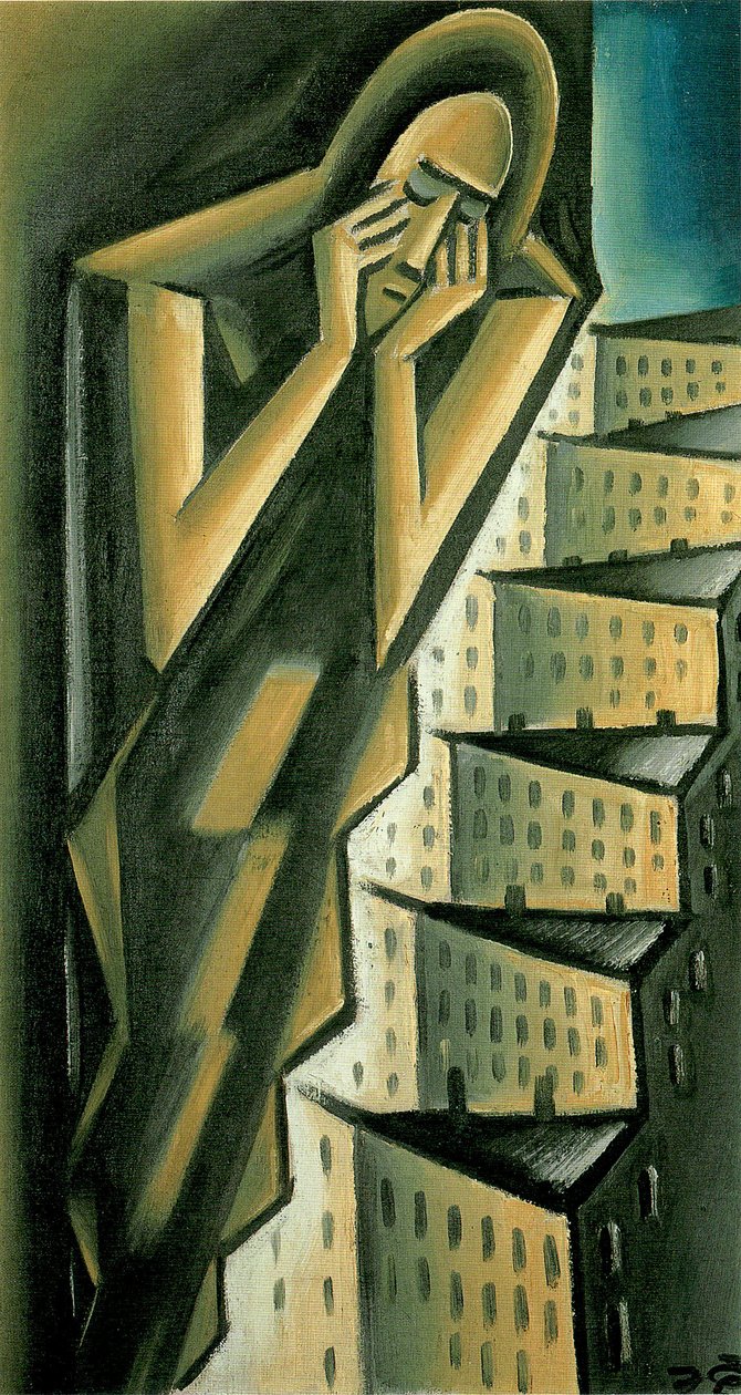 Donna sopra la città, ca 1917-1920 da Karel Capek