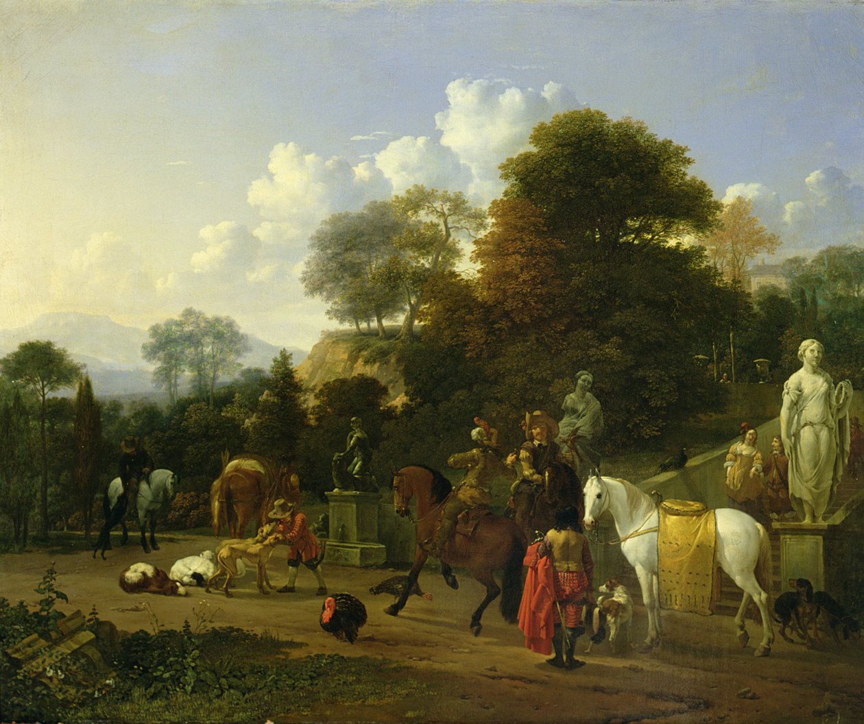 Dopo la caccia, 1664 da Karel Dujardin