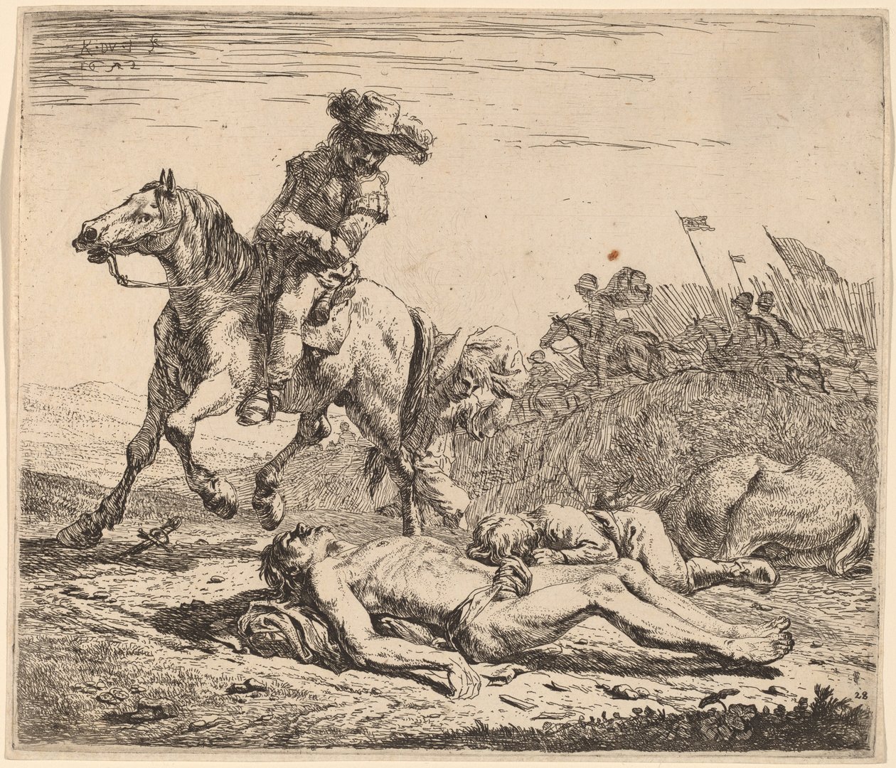Campo di battaglia da Karel Dujardin