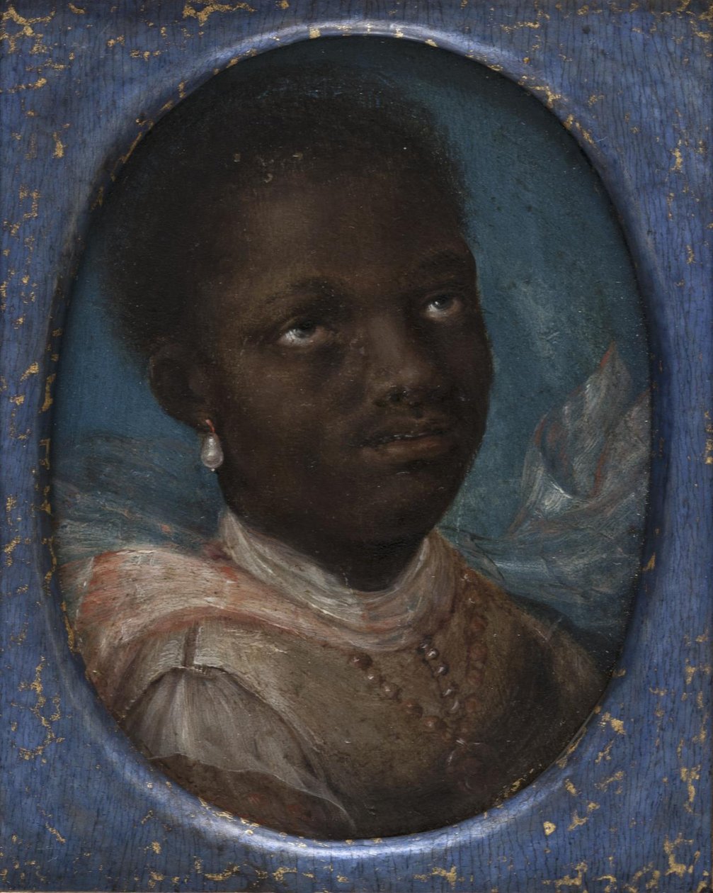 Testa di un africano da Karel van III Mander