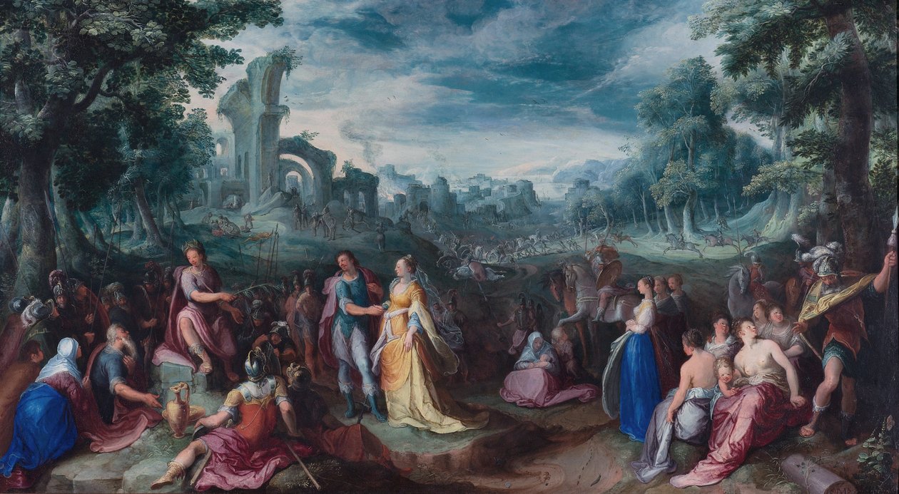 La continenza di Scipione da Karel van Mander the Elder